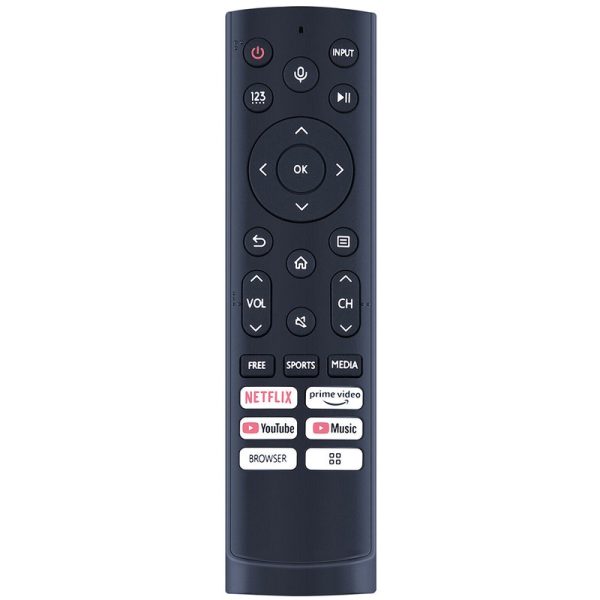 ERF3H90H IR Remote Control Replacement for Hisense Smart 4K LCD TV