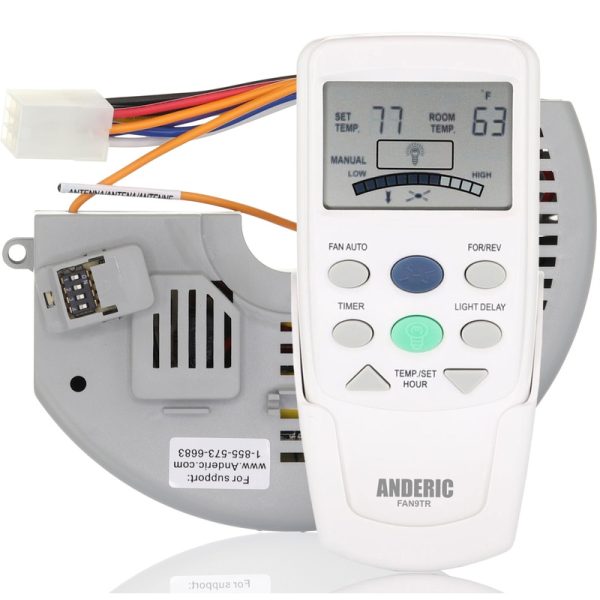 FAN10R/FAN9T Replacement Ceiling Fan Kit for Hampton Bay Ceiling Fan Remote Control Kit