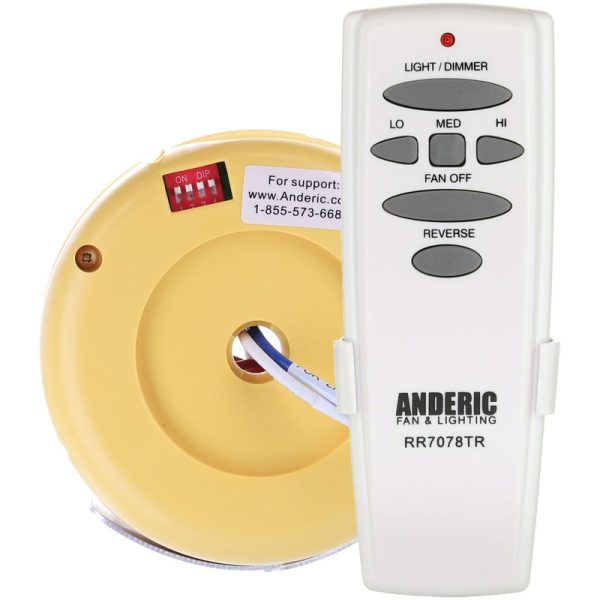 FAN2R / UC7078T with Reverse for Hampton Bay / HUNTER | Ceiling Fan Remote Control Kit – FAN2R-RR7078TR-KIT