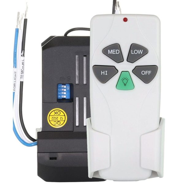 FAN53T 3-Speed Universal Ceiling Fan Remote Control Kit