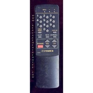 Fisher FXBD TV Remote Control