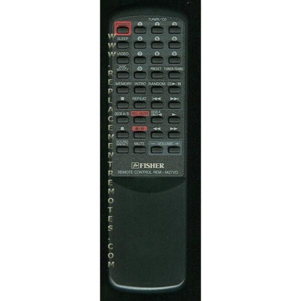 Fisher REMM27VD Audio Remote Control