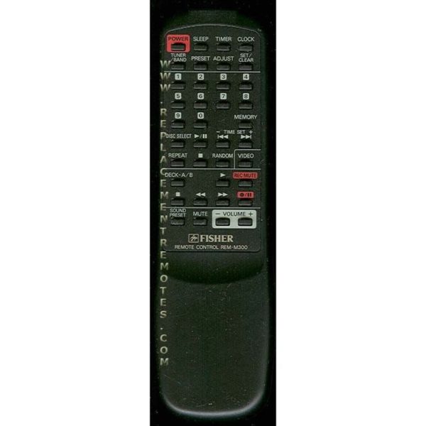 Fisher REMM300 Audio Remote Control
