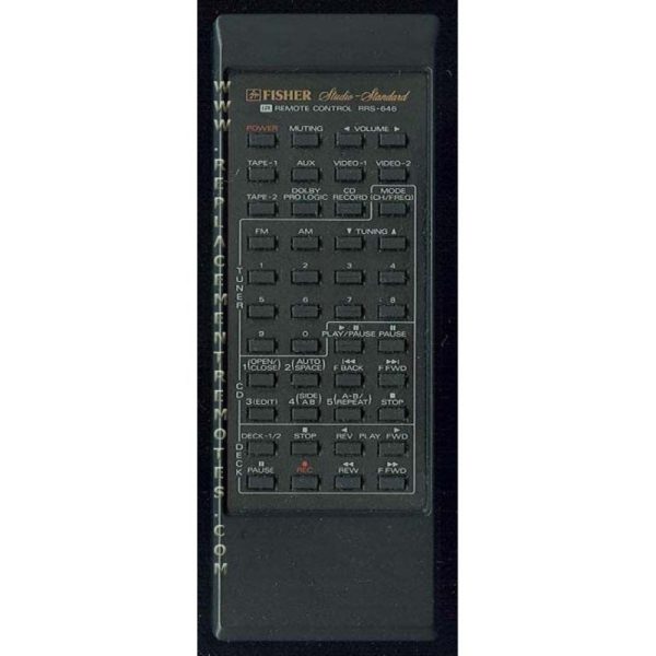 Fisher RRS646 Audio Remote Control