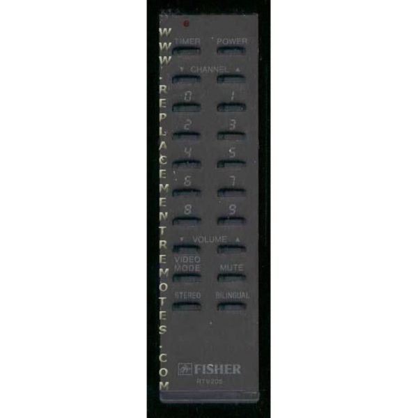 Fisher RTV205 Audio Remote Control