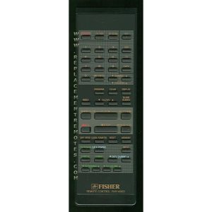 Fisher RVR4909 VCR Remote Control