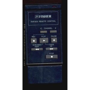 Fisher RVR805 VCR Remote Control