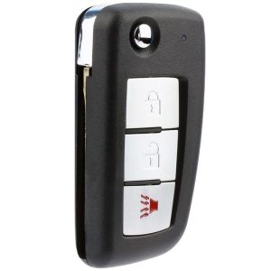 Flip Remote for Nissan / Infiniti 3 Button KBRASTU15 by Car & Truck Remotes