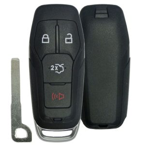 FORD 4 Button Smart Remote Replacement Shell by Car & Truck Remotes
