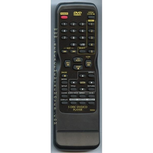 Funai N9353UD DVD Remote Control