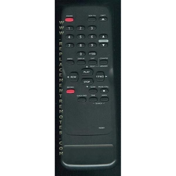 Funai N9381UD VCR Remote Control