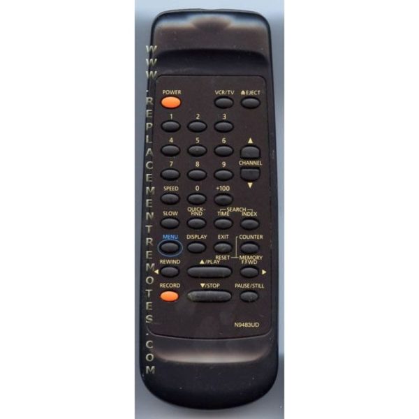 Funai N9483UD VCR Remote Control