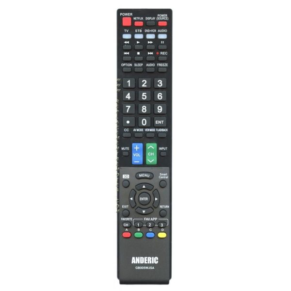 GB005WJSA for Sharp TV Remote Control