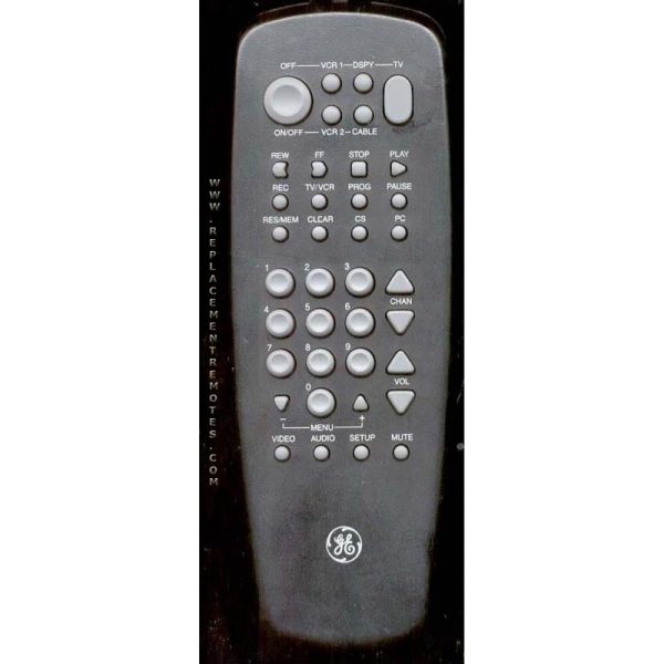GE General Electric CRK59C TV Remote Control