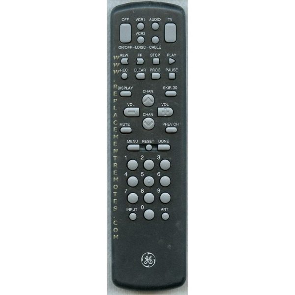 GE General Electric CRK72B2 TV Remote Control