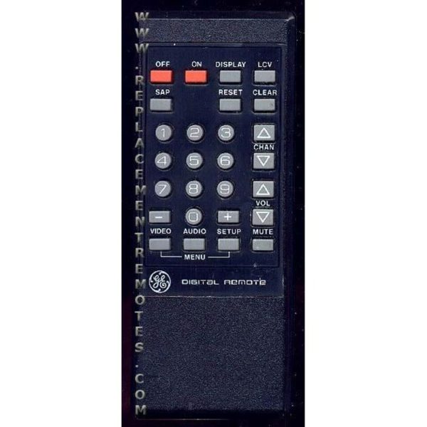 GE General Electric PJ501 TV Remote Control