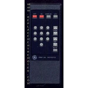 GE General Electric PJ502 TV Remote Control
