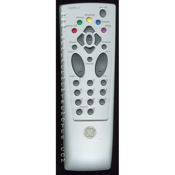 GE General Electric RCG100TE1 TV Remote Control