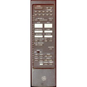 GE General Electric VSQS0649 VCR Remote Control