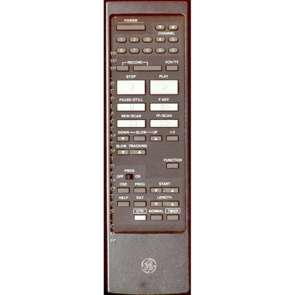 GE General Electric VSQS0649 VCR Remote Control