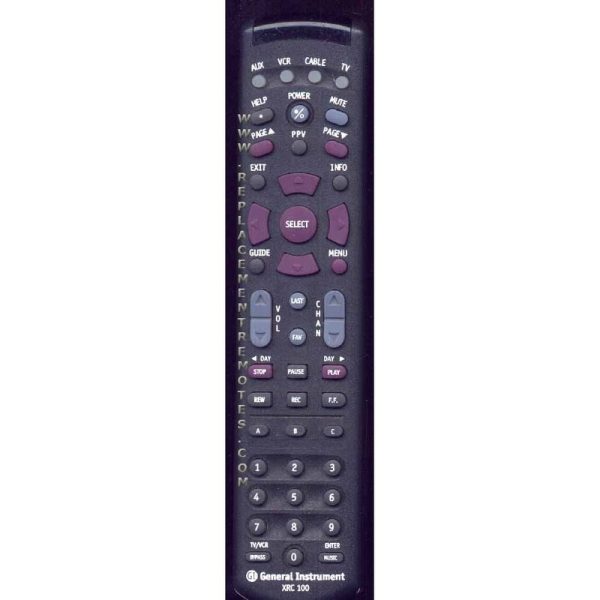 General Instrument XRC100 Cable Remote Control