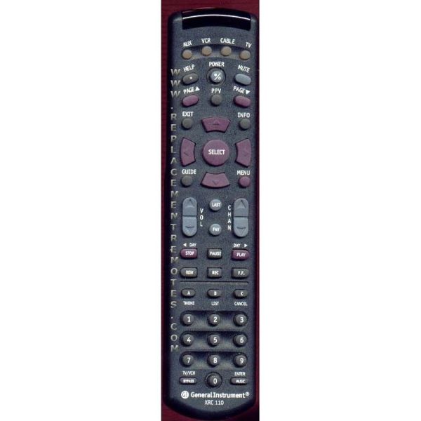 General Instrument XRC110 Cable Remote Control