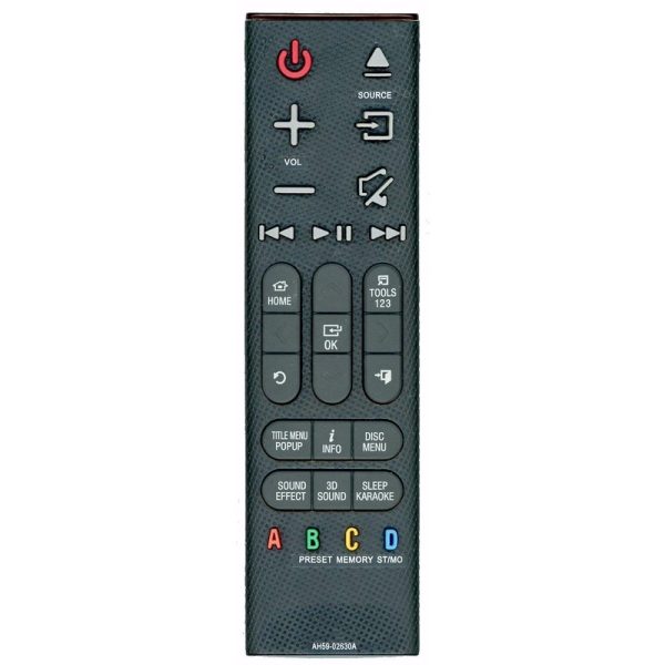Generic AH5902630A for Samsung Sound Bar Remote Control – AH59-02630A