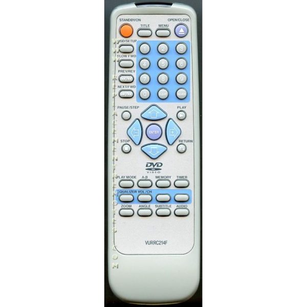 Generic VURRC214F DVD Remote Control
