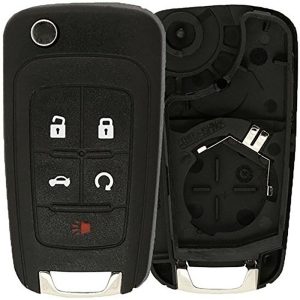 GM 5 Button Flip Remote Replacement Shell by Car & Truck Remotes