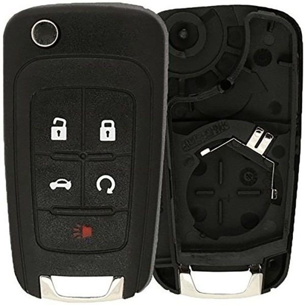 GM 5 Button Flip Remote Replacement Shell by Car & Truck Remotes