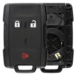 GM Chevrolet GMC 3 Button Remote Replacement Shell for 13577771 by Car & Truck Remotes