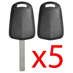 GM45 Transponder Key Shell Clam Style – 5 PACK Aftermarket