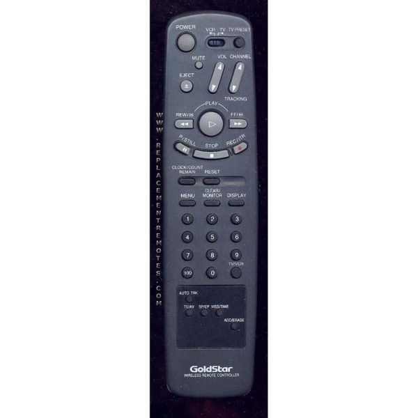 GoldStar 243813H VCR Remote Control