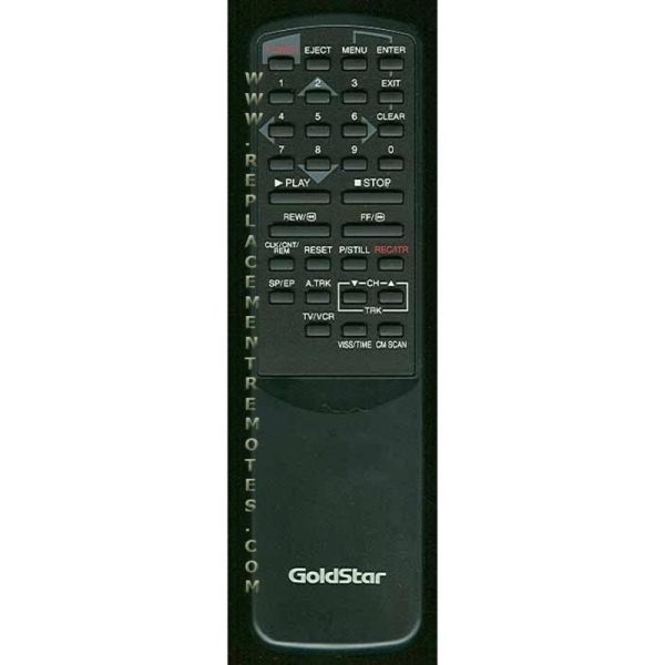 GoldStar 597150B VCR Remote Control