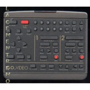 GoVideo 69099621110 VCR Remote Control