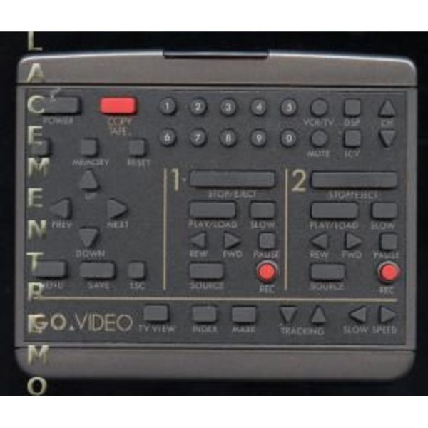 GoVideo 69099621110 VCR Remote Control