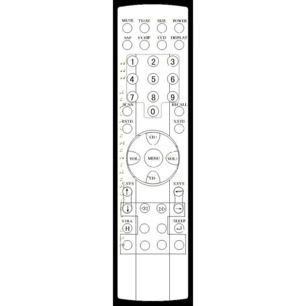 Haier TV562042 TV Remote Control