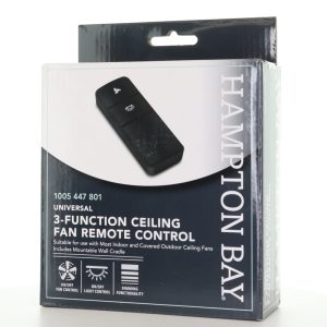 Hampton Bay Universal Ceiling Fan Kit with Basic On/Off Ceiling Fan Remote Control (Damp Rated)