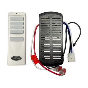 Harbor Breeze Remote Control and Receiver Kit for Mac II and Mac III Ceiling Fans | 4L000014490, A25-TX001-R1, AT-3DL