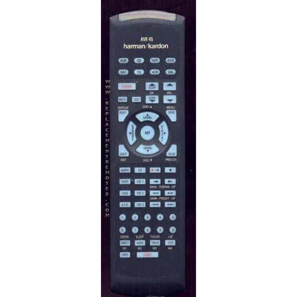 Harman-Kardon AVR45 Receiver Remote Control