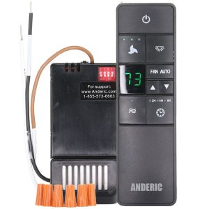 HD3 Thermostatic Conversion Kit Universal 3 Speed with Receiver Ceiling Fan Remote Control Kit