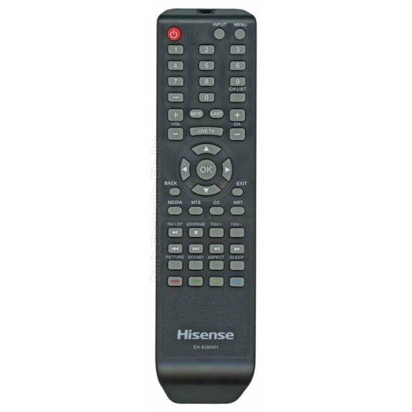 Hisense EN-83804H TV Remote Control