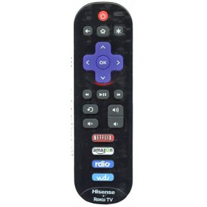 Hisense EN3A32 Roku TV Remote Control | IR | Netflix | Amazon | rdio | Vudu – 170875