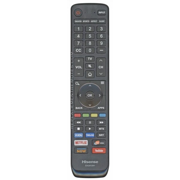 Hisense EN3R39H 2018 SMART TV Remote Control