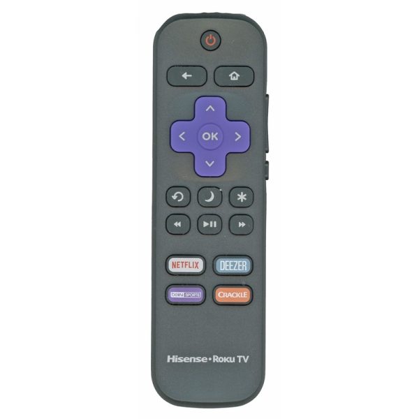 Hisense HU-RCRCA-20 2019 ROKU TV Remote Control | IR | Netflix | Deezer | Bein Sports | Crackle – HURCRCA20