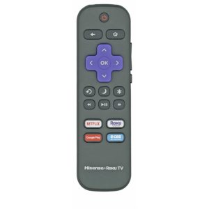 Hisense HU-RCRCA-21 ROKU TV Remote Control | IR | Netflix | Roku Channel | Google Play | CBS – HURCRCA21