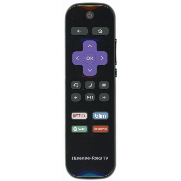Hisense HU-RCRMX-18 Roku TV Remote Control | IR | Netflix | blim | Spotify | Google Play – HURCRMX18