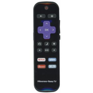 Hisense HU-RCRMX-19 Roku TV Remote Control | IR | Netflix | blim | Estrella TV | Deezer – HURCRMX19 – 221179