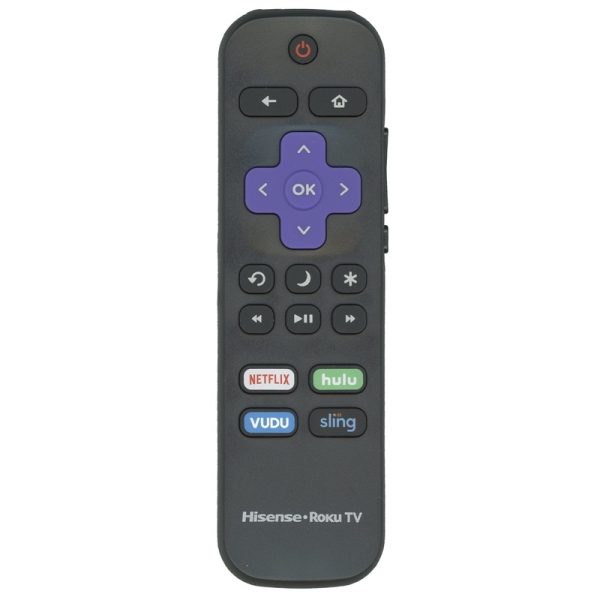 Hisense HU-RCRUS-20G Roku TV Remote Control | IR | Netflix | Hulu | Vudu | Sling – HURCRUS20G – 243959