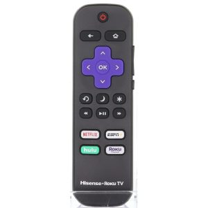 Hisense HU-RCRUS-21 2021 ROKU TV Remote Control | IR | Netflix | Espn + | Hulu | Roku Channel – HURCRUS21